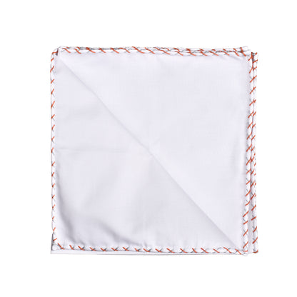 BRUNELLO CUCINELLI MEN'S 100% COTTON POCKET SQUARE