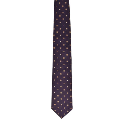 BRUNELLO CUCINELLI MEN'S 100% SILK GEOMETRIC TIE NEW