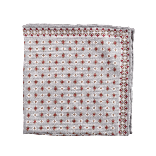 BRUNELLO CUCINELLI MEN'S 100% SILK POCKET SQUARE NEW