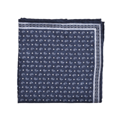 BRUNELLO CUCINELLI MEN'S 100% SILK POCKET SQUARE NEW