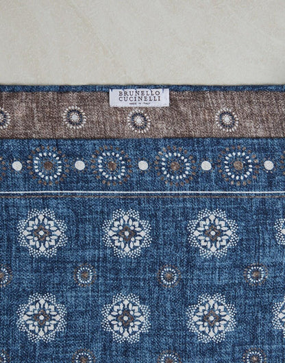 BRUNELLO CUCINELLI MEN'S POCKETSQUARE MR8640091_CXQ54 NWT