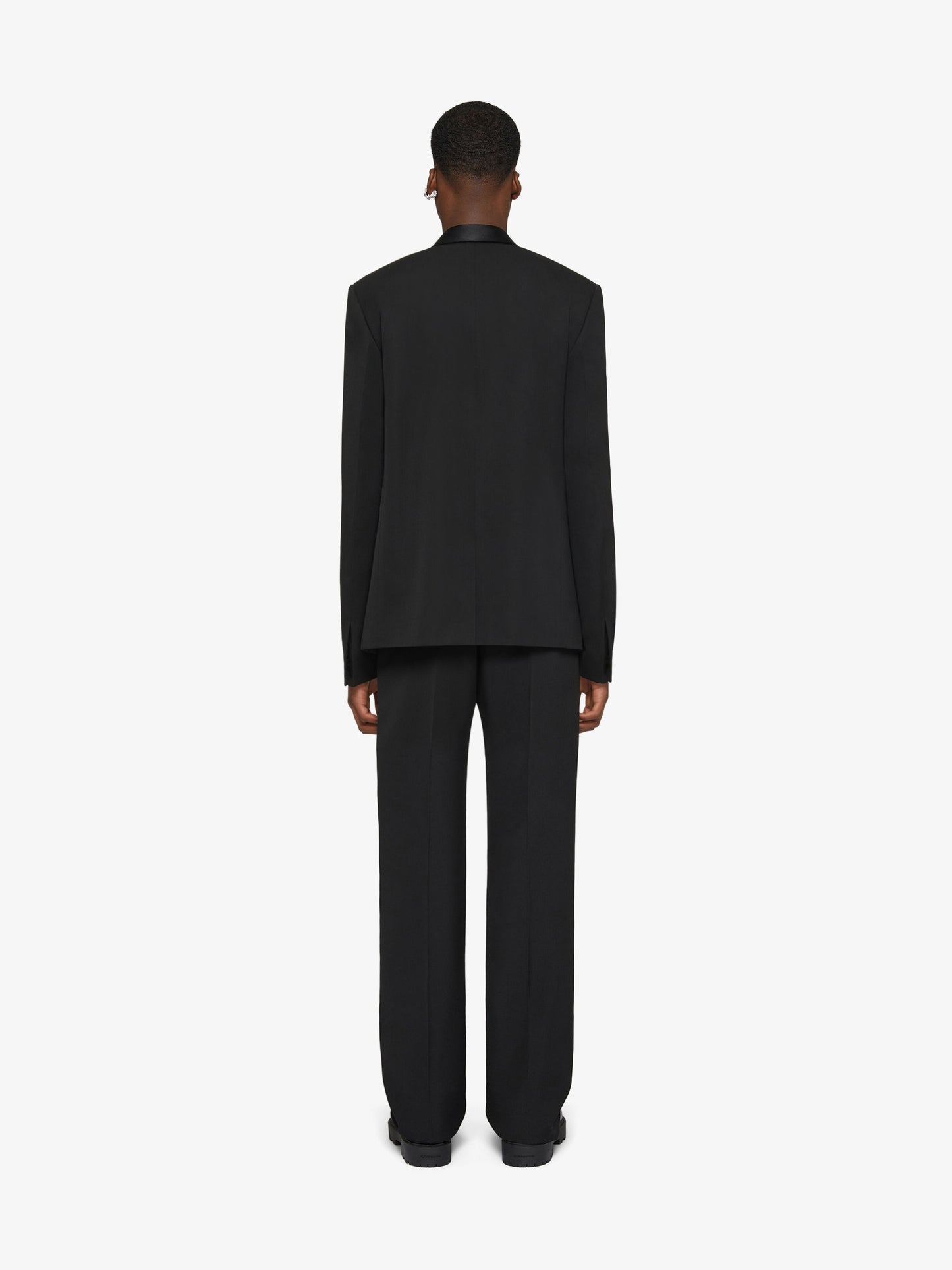 GIVENCHY MEN'S SATIN CHALE LAPEL JACKET WITH THISTLE NWT