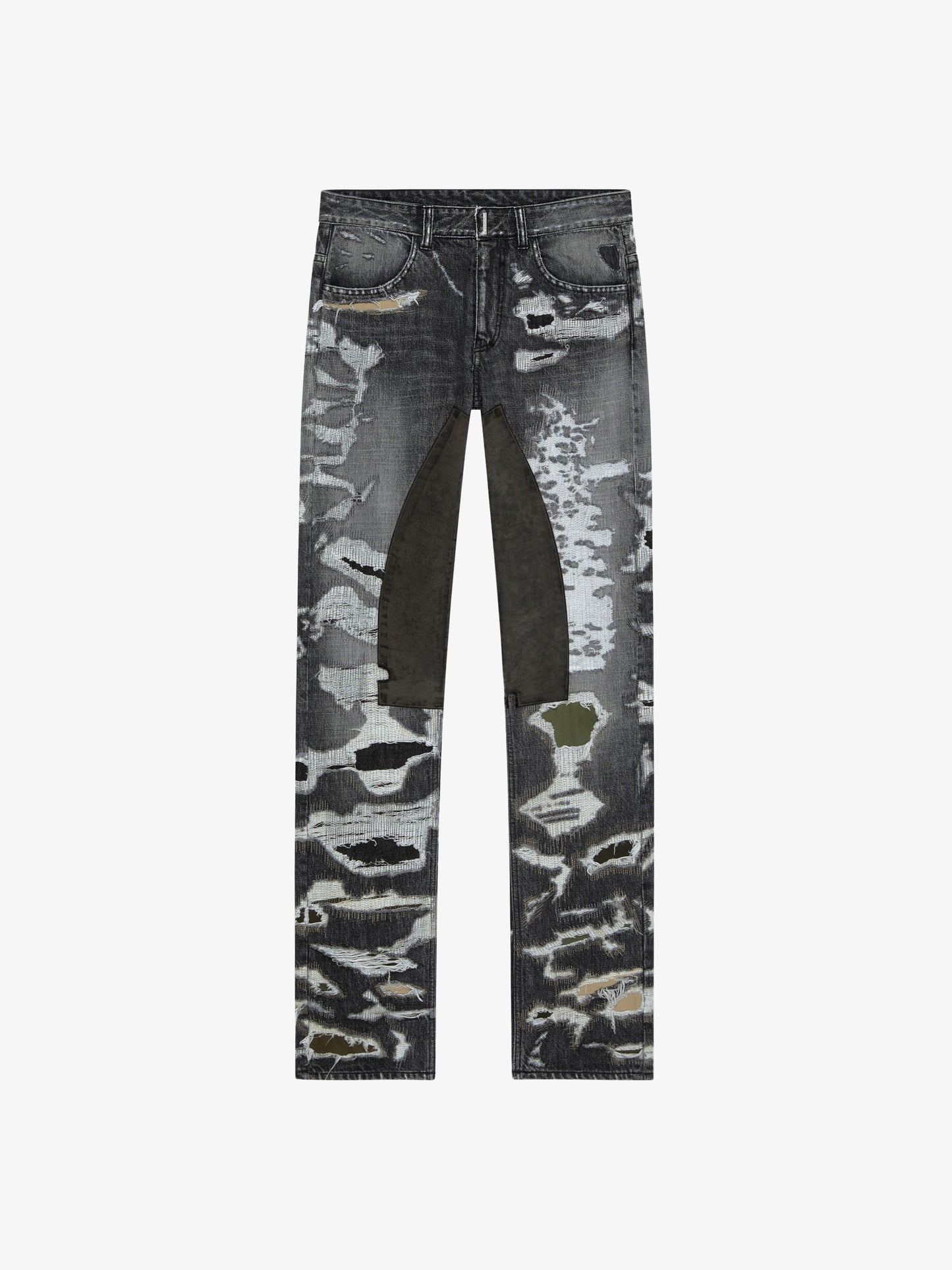 GIVENCHY MEN'S STRAIGHT FIT DENIM TROUSERS W/  LEG YOKE NWT