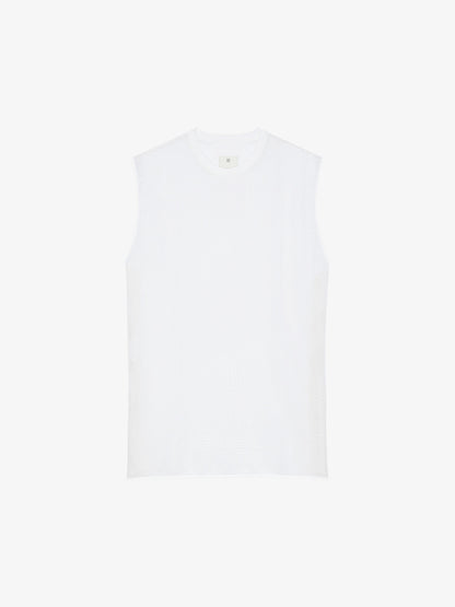GIVENCHY MEN'S OVERSIZE RAW SLEEVELESS T-SHIRT NWT