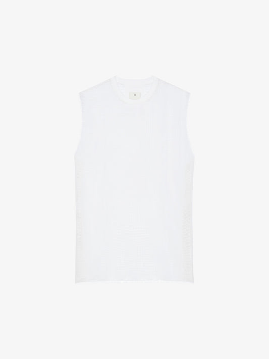 GIVENCHY MEN'S OVERSIZE RAW SLEEVELESS T-SHIRT NWT