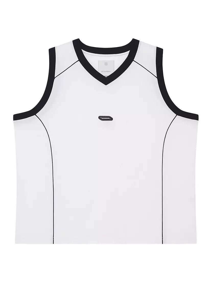 GIVENCHY MEN'S SIMPLE BASKETBALL JERSEY NWT