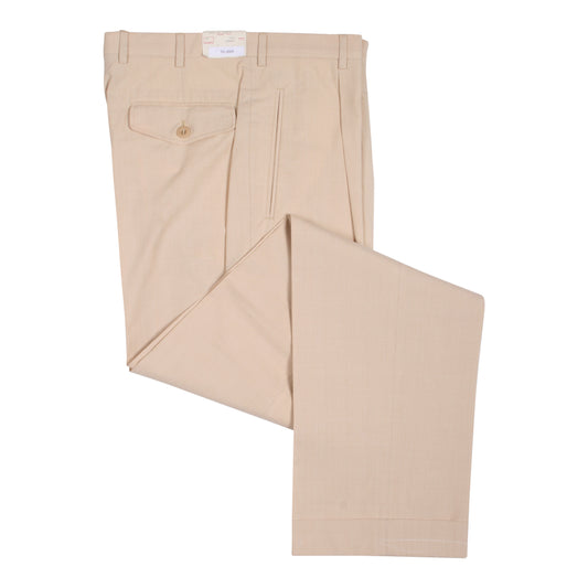 Brioni Men's Cotton Beige Dress Pants EU 46 US 30 NEW