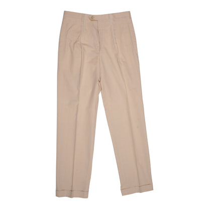 Brioni Men's Cotton Beige Dress Pants EU 46 US 30 NEW