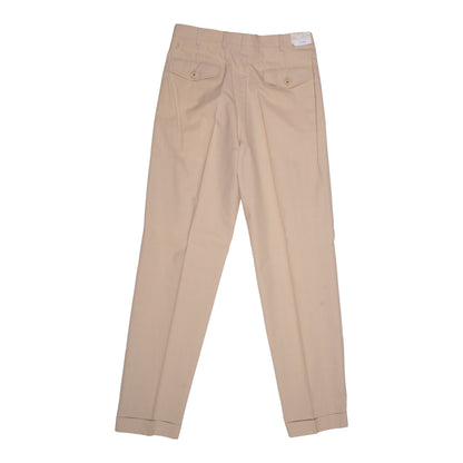 Brioni Men's Cotton Beige Dress Pants EU 46 US 30 NEW