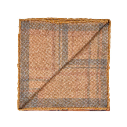 BRUNELLO CUCINELLI MEN'S 100% WOOL POCKET SQUARE