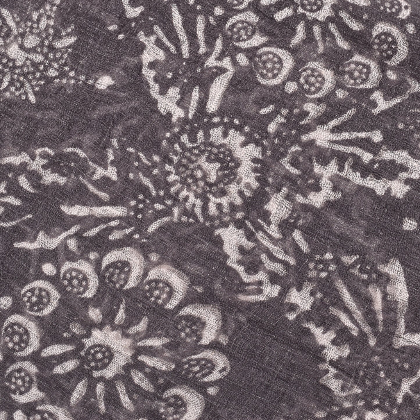 BRUNELLO CUCINELLI WOMEN'S 100% LINEN FLORAL SCARF