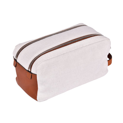 BRUNELLO CUCINELLI MEN'S TWO TONE PERSONAL CARE/TRAVEL CASE NEW