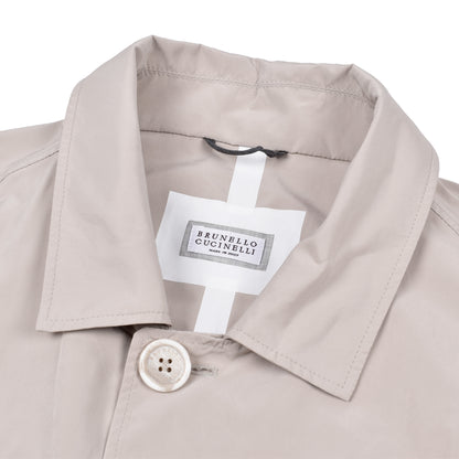 BRUNELLO CUCINELLI MEN'S LIGHT WEIGHT TRENCH COAT STYLE RAIN JACKET/COAT NEW