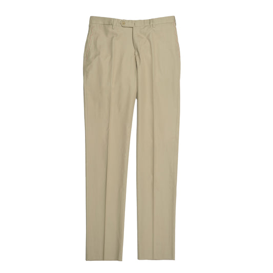 ISAIA MEN'S 100% COTTON BEIGE CASUAL PANTS/TROUSER NEW