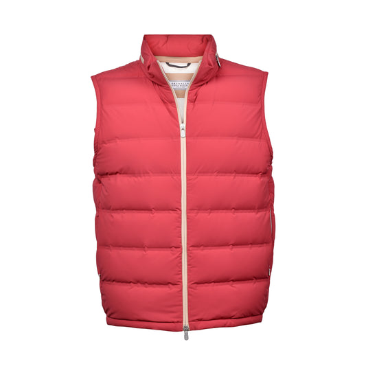 BRUNELLO CUCINELLI MEN'S CASUAL ATHLETIC QUILTED PUFFER VEST/OUTERWEAR NEW