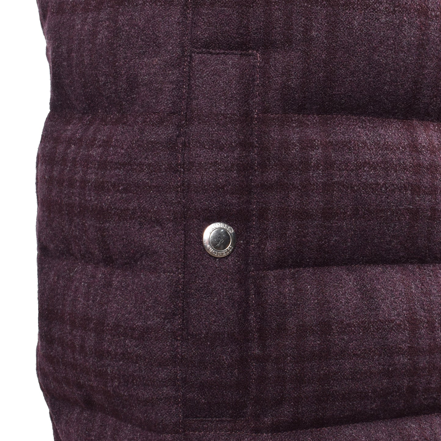 BRUNELLO CUCINELLI MEN'S CASHMERE BLEND QUILTED PUFFER BIKER VEST