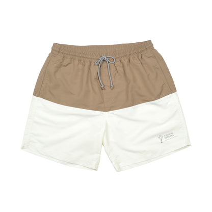 BRUNELLO CUCINELLI MEN'S CASUAL TWO TONE SWIM SHORTS / TRUNKS NEW