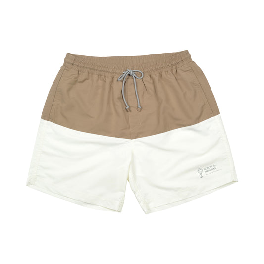 BRUNELLO CUCINELLI MEN'S CASUAL TWO TONE SWIM SHORTS / TRUNKS NEW