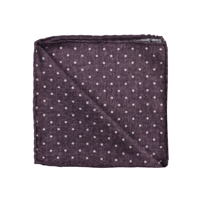 BRUNELLO CUCINELLI MEN'S 100% SILK GEOMETRIC POCKET SQUARE
