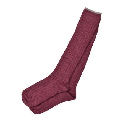 BRUNELLO CUCINELLI MEN'S 100% CASHMERE MEDIUM WEIGHT KNEE HIGH SOCKS