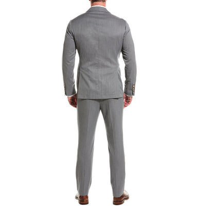 BRUNELLO CUCINELLI MEN'S WOOL BLEND CASUAL TWO PIECE SUIT