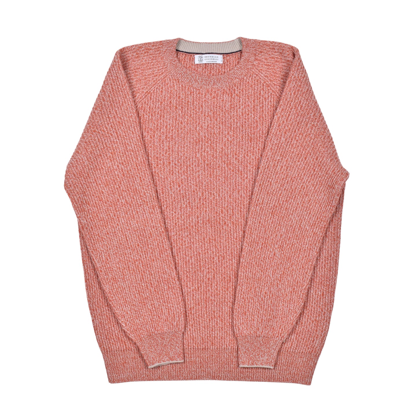 BRUNELLO CUCINELLI MEN'S CASHMERE CREW NECK KNIT CASUAL SWEATER IT 54 US XL