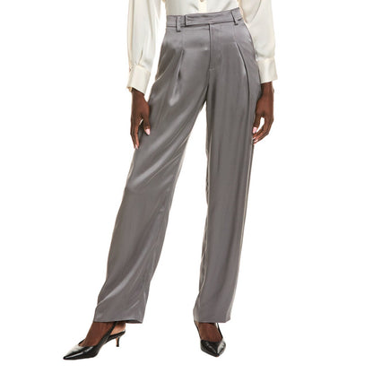 BRUNELLO CUCINELLI WOMEN'S CASUAL SILK DRES PANTS/TROUSERS