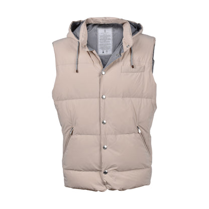 BRUNELLOO CUCINELLI MEN'S QUILTED BOMBER STYLE DOWN FILLED PUFFER VEST NEW