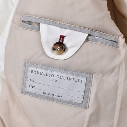 BRUNELLO CUCINELLI MEN'S DOWN FILLED PUFFER BOMBER STYLE JACKET NEW