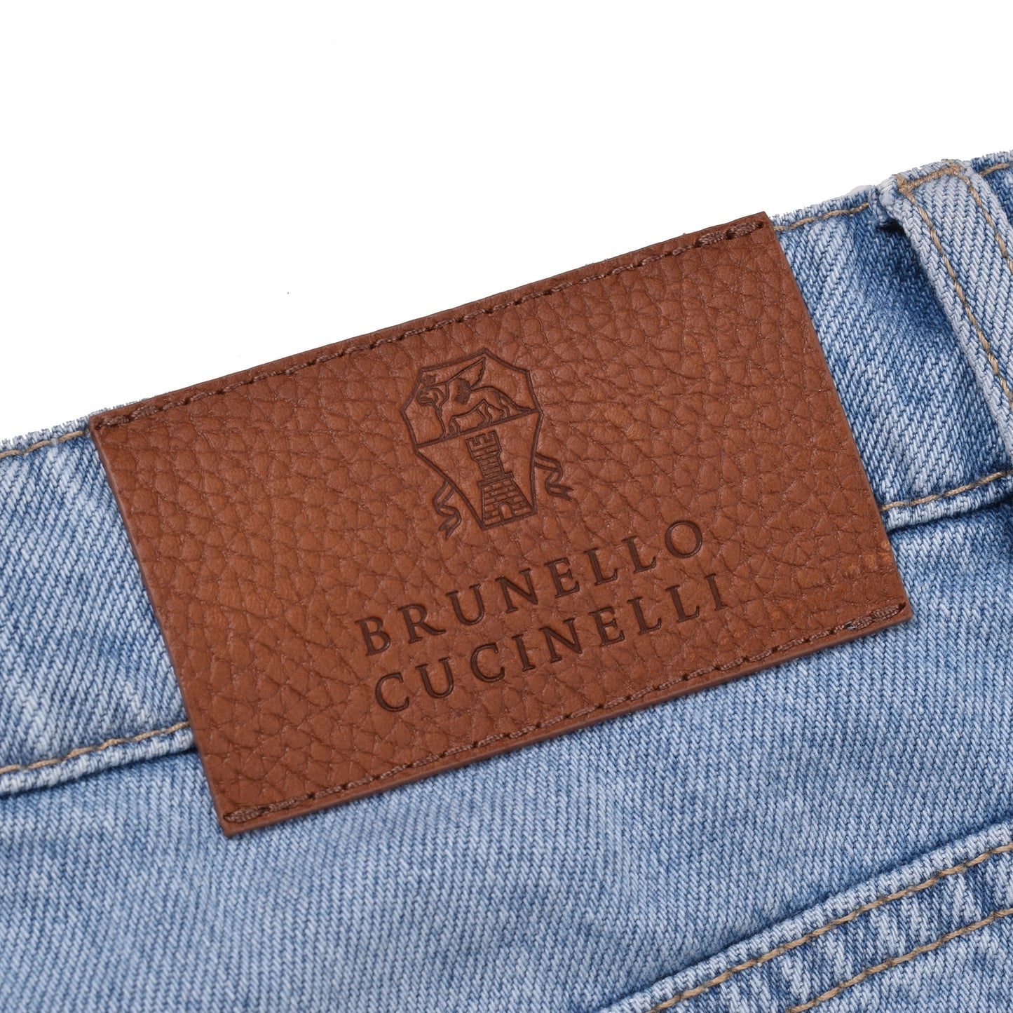 BRUNELLO CUCINELLI MEN'S 100% COTTON FIVE POCKET DENIM JEAN PANTS NEW