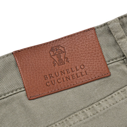 BRUNELLO CUCINELLI MEN'S 100% COTTON 5 POCKET DENIM STYLE JEAN PANTS NEW