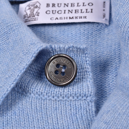 BRUNELLO CUCINELLI MEN'S 100% CASHMERE BUTTON DOWN CARDIGAN STYLE KNIT SWEATER