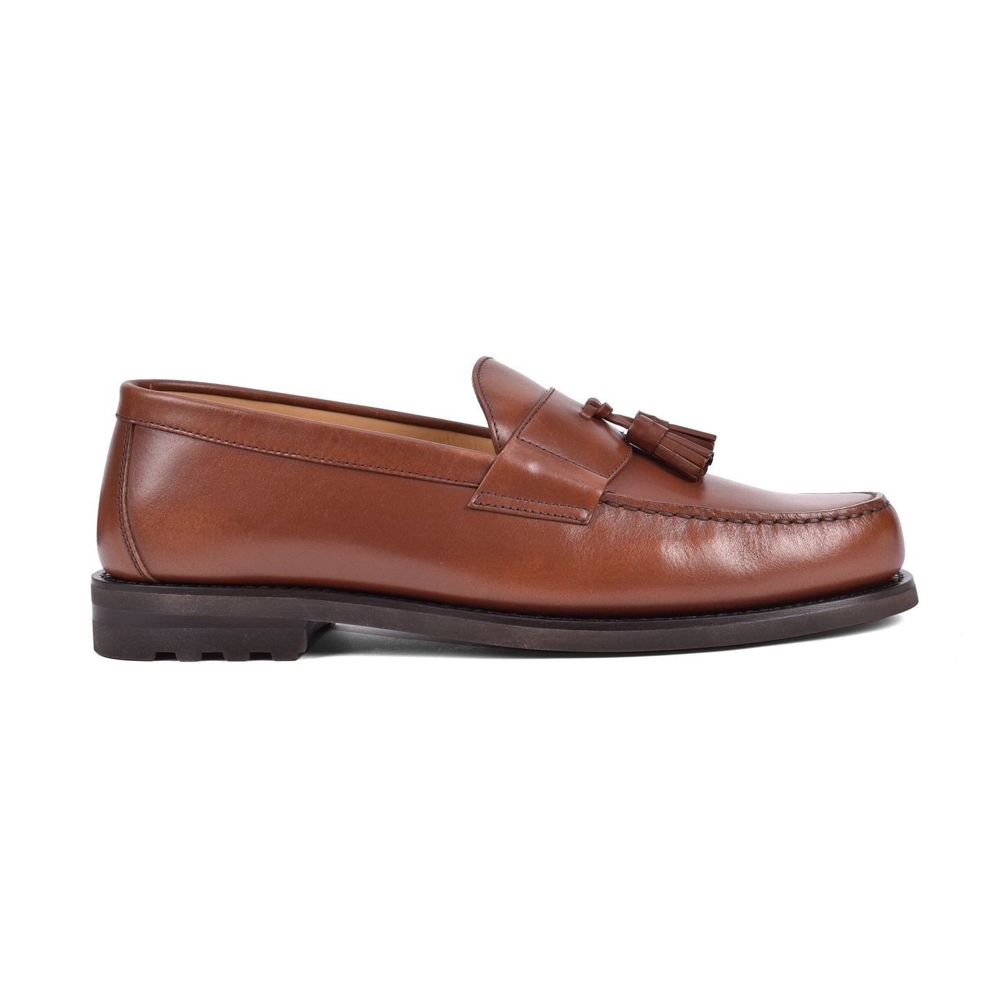 BRUNELLO CUINELLI MEN'S 100% GENUINE CALF'S LEATHER TASSEL LOAFERS NEW