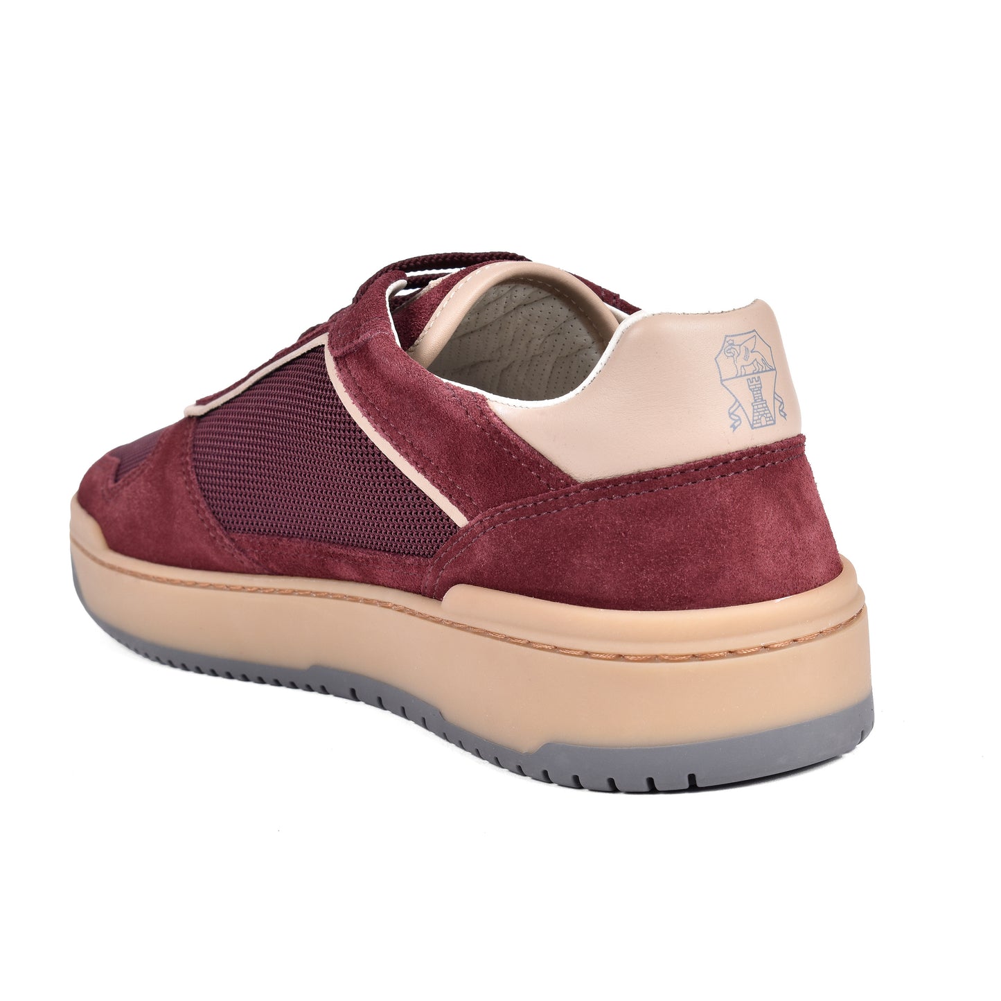 BRUNELLO CUCINELLI MEN'S 100% LEATHER TWO TONE FASHION RUNNER SNEAKERS SHOE NEW