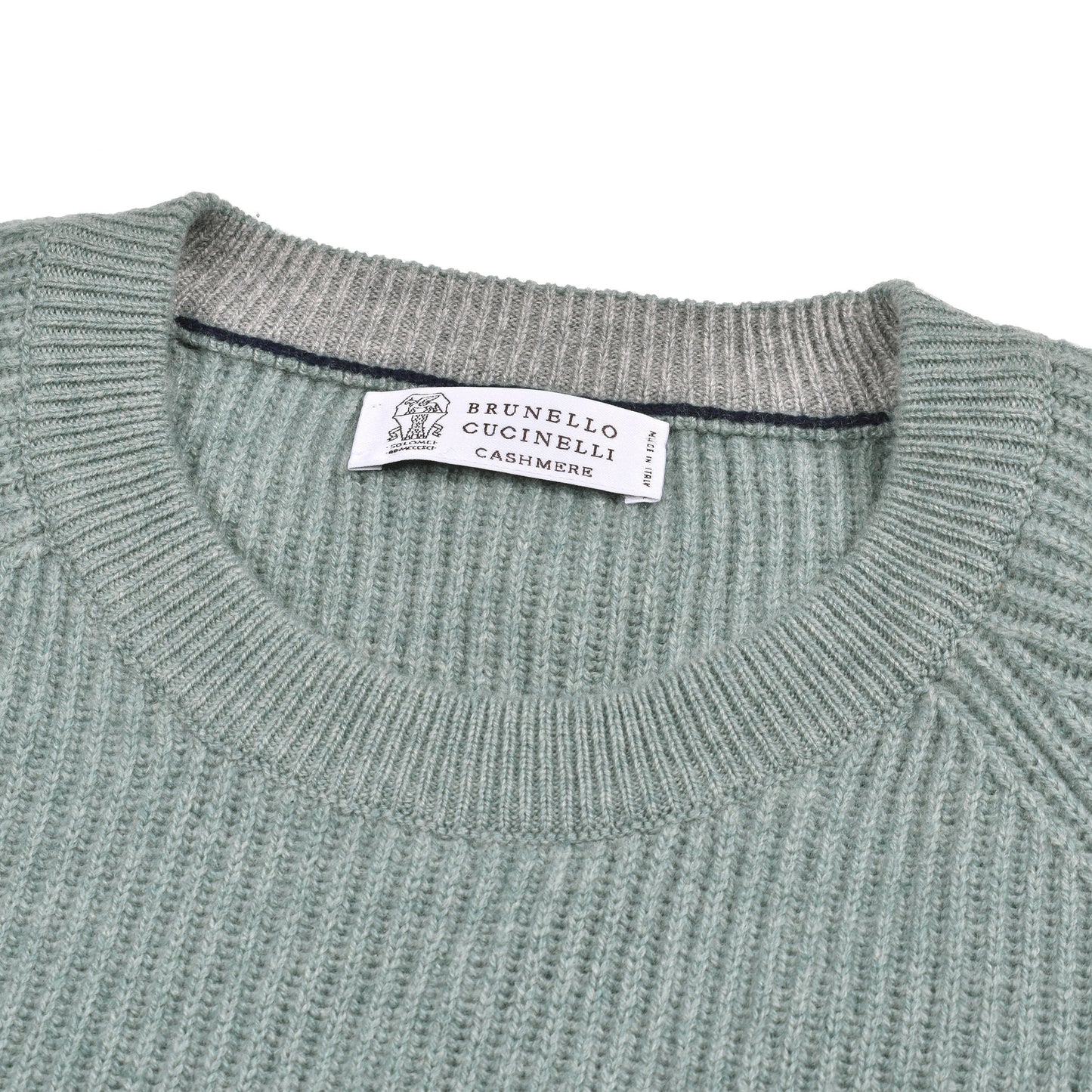 BRUNELLO CUCINELLI MEN'S 100% CASHMERE CREW NECK KNIT PULLOVER/SWEATER NEW