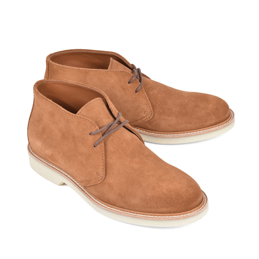BRUNELLO CUCINELLI MEN'S 100% GENUINE LEATHER CHUKKA BOOT / SHOES NEW